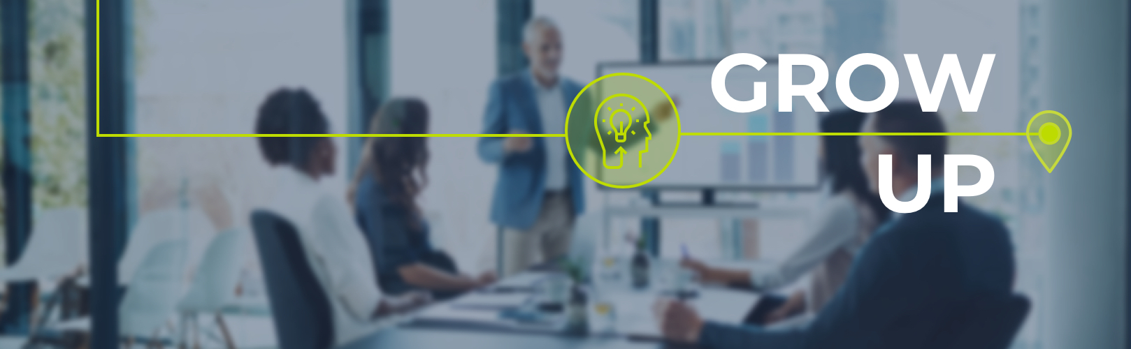 graphic that says grow up