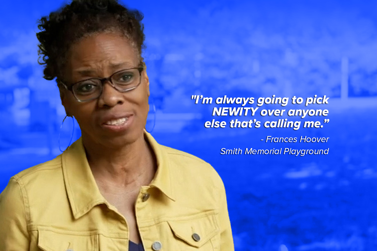 Frances Hoover, director of the Smith Memorial Playground.