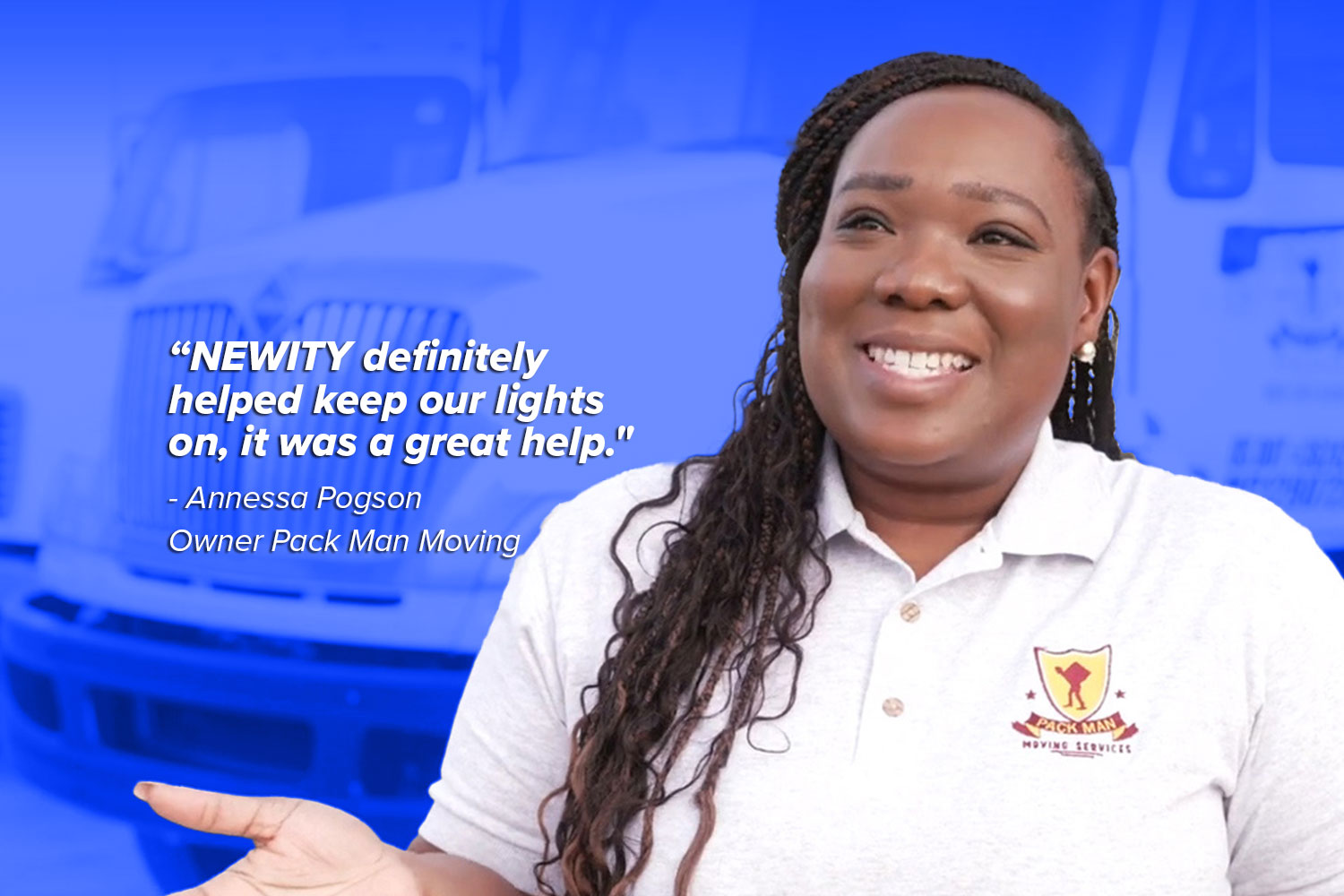 Annessa Pogson, owner of Pack Man Moving.