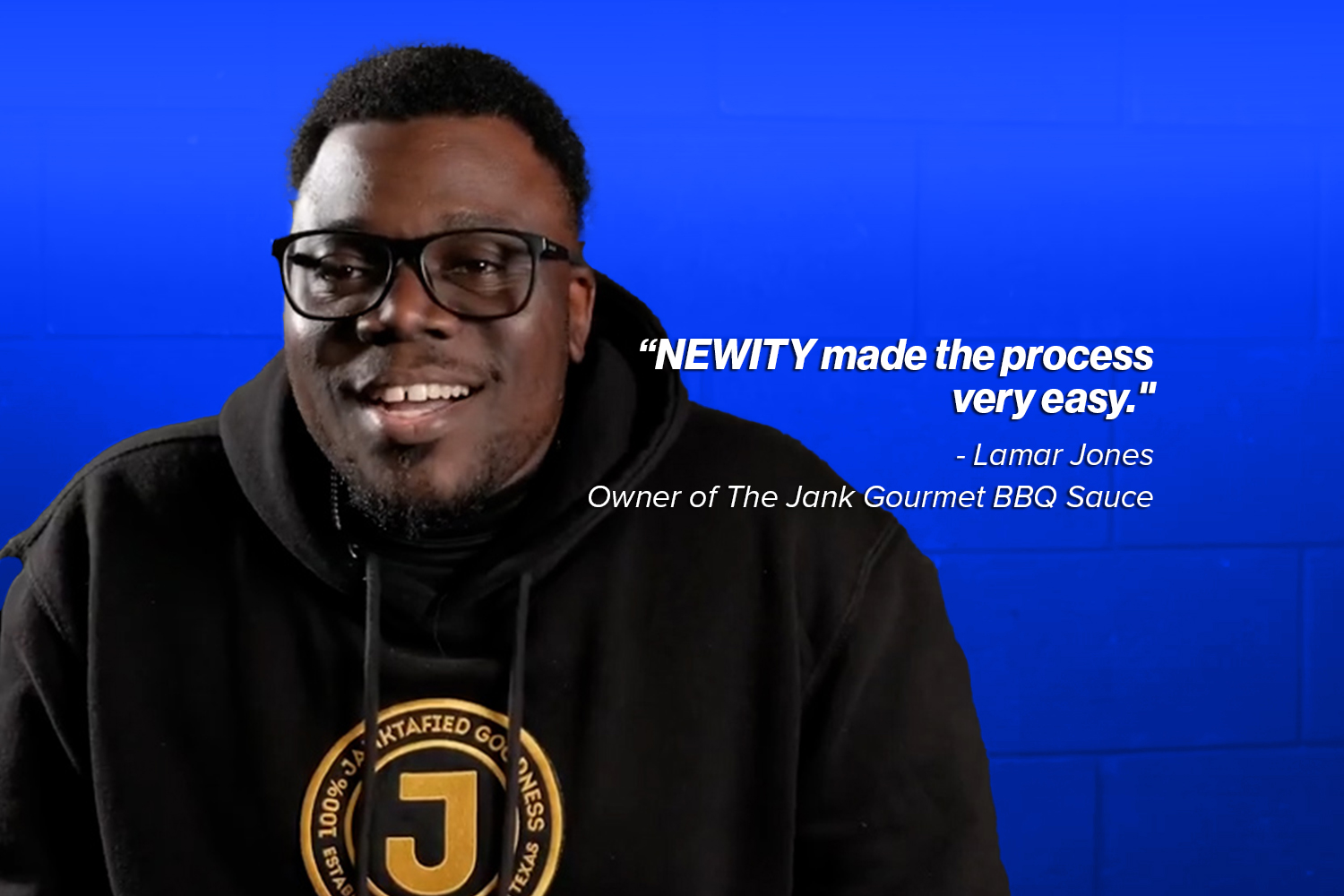 Lamar Jones, owner of The Jank Gourmet BBQ Sauce.