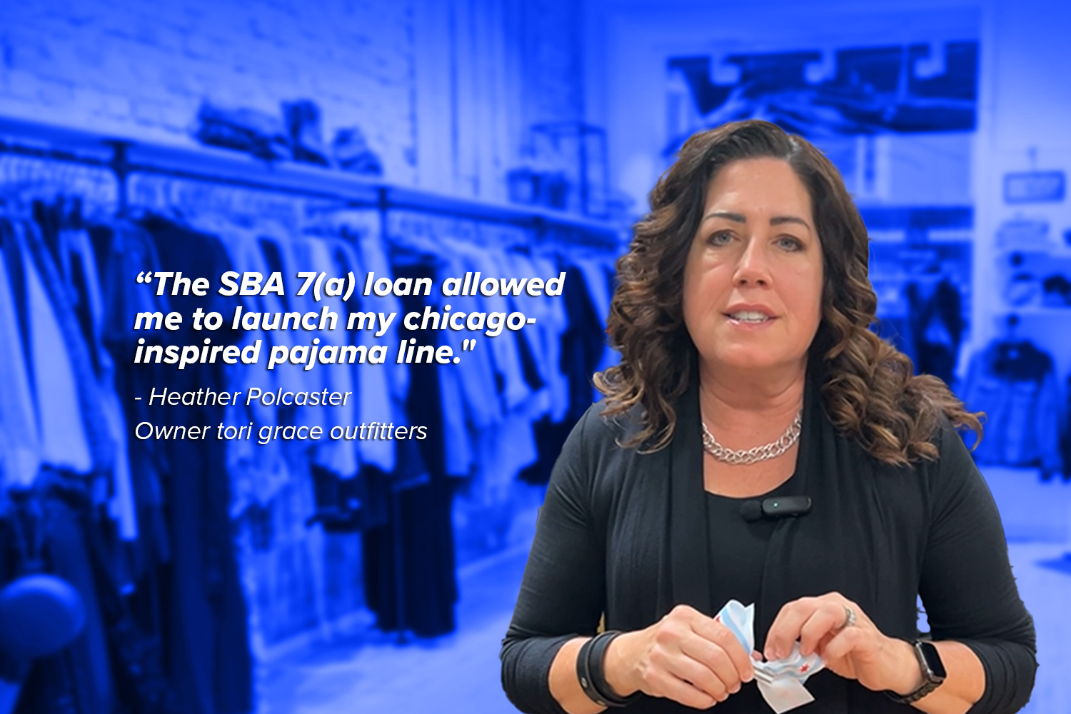 Heather Polcaster, owner of tori grace outfitters.