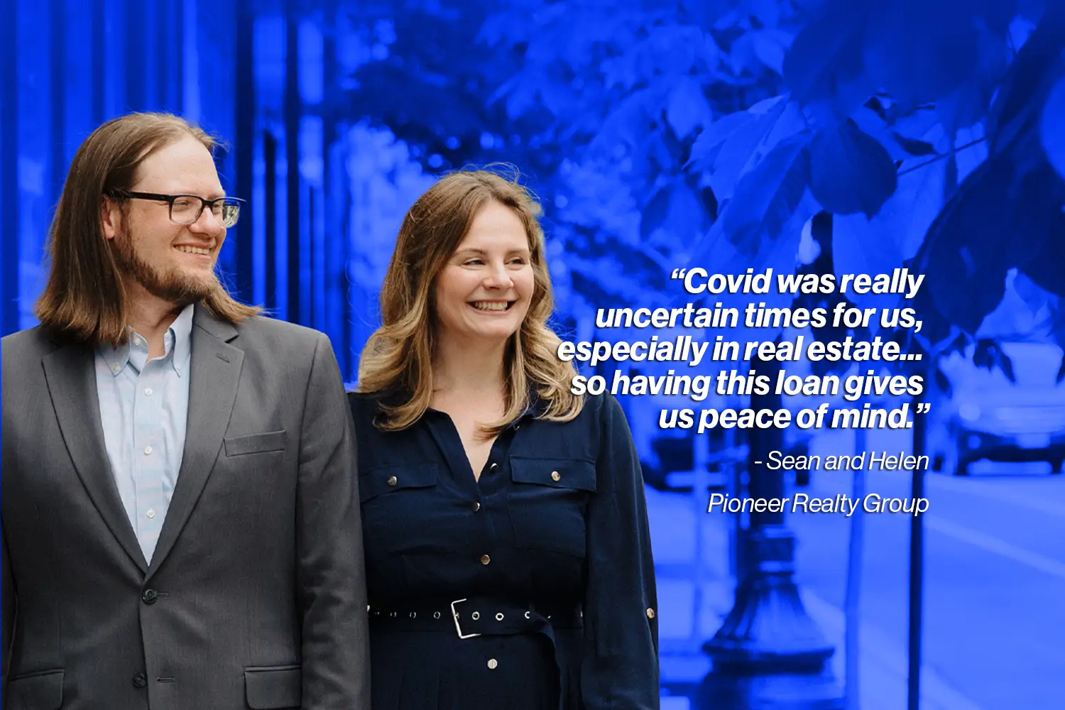 Sean and Helen, owners of Pioneer Realty Group.